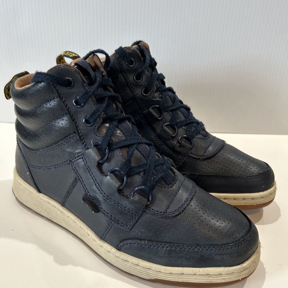Dr. Martens Air Wair Men 8 Derry Blue High Top Sneakers Skate Shoe Comfort Sole